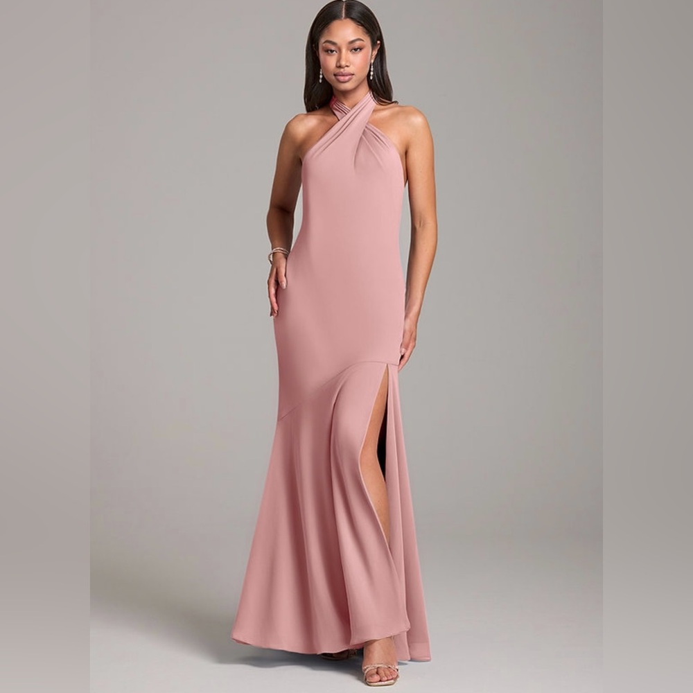 Azazie Lorena Dusty Rose Dress